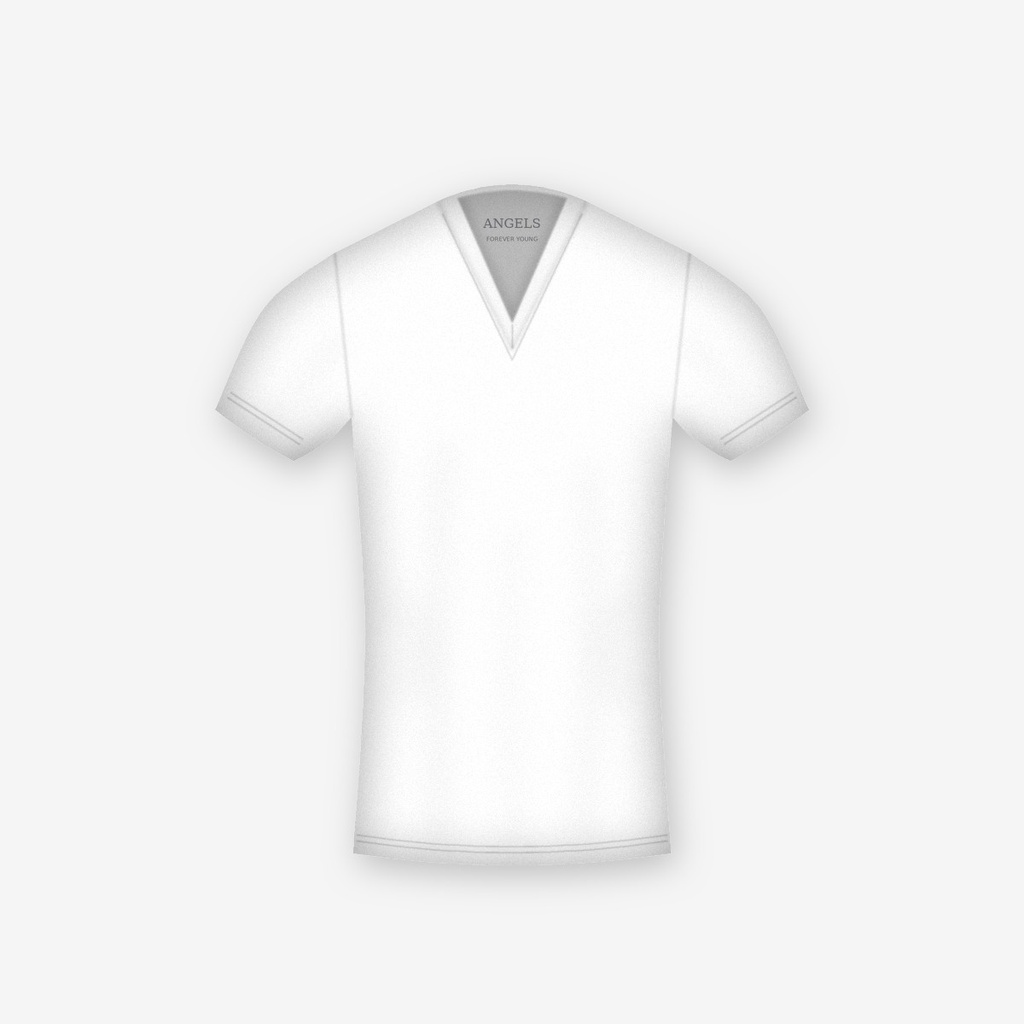 Angels V-Neck T-Shirt - Half Sleeve